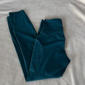 Lululemon Deep Teal High-Waist Leggings *please see pics and description*